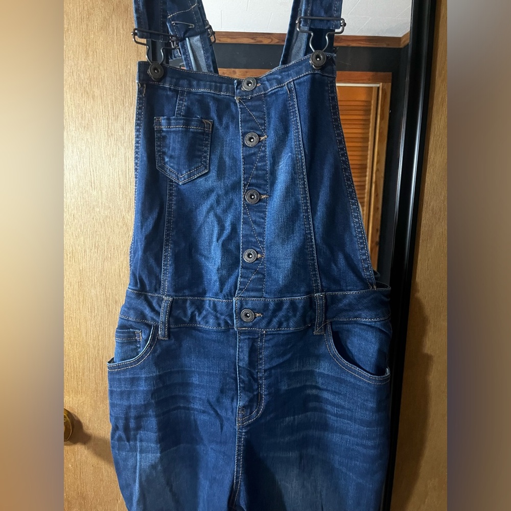 Wax Jean Women’s Skinny Leg Overalls